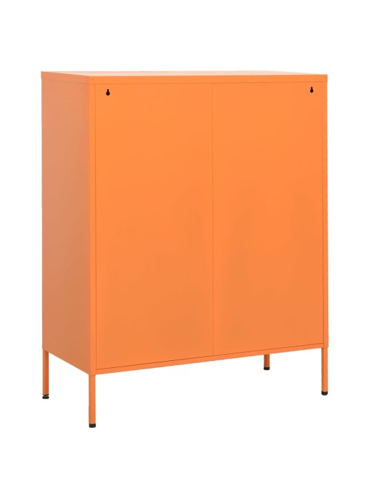 Skapītis, 80x35x101,5 cm, tērauds, oranžs