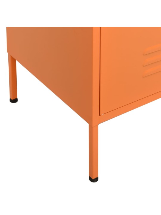 Skapītis, 80x35x101,5 cm, tērauds, oranžs