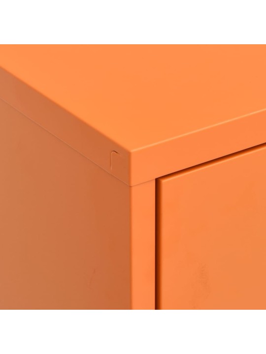 Skapītis, 80x35x101,5 cm, tērauds, oranžs
