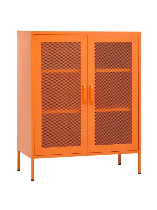 Skapītis, 80x35x101,5 cm, tērauds, oranžs