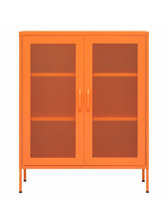 Skapītis, 80x35x101,5 cm, tērauds, oranžs