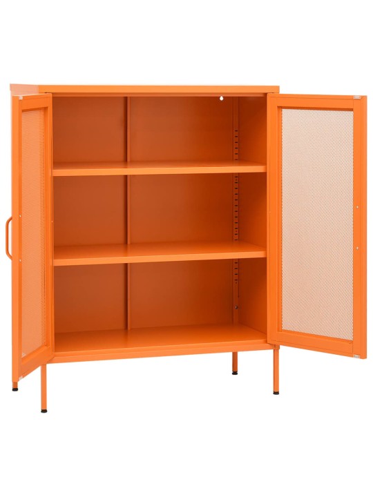 Skapītis, 80x35x101,5 cm, tērauds, oranžs