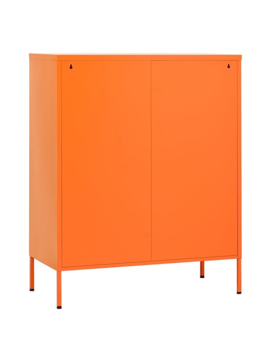 Skapītis, 80x35x101,5 cm, tērauds, oranžs