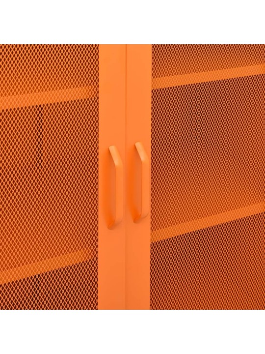 Skapītis, 80x35x101,5 cm, tērauds, oranžs