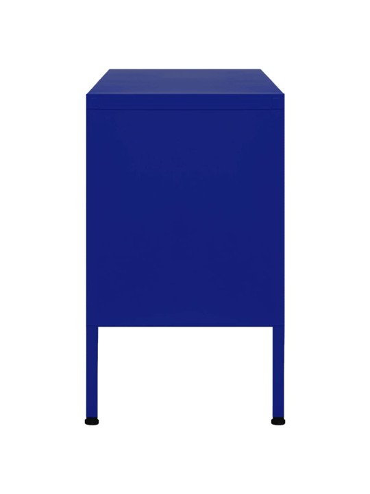 Tv skapītis, 105x35x50 cm, tērauds, tumši zils