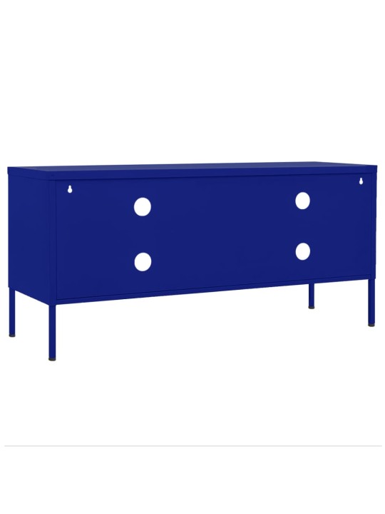 Tv skapītis, 105x35x50 cm, tērauds, tumši zils
