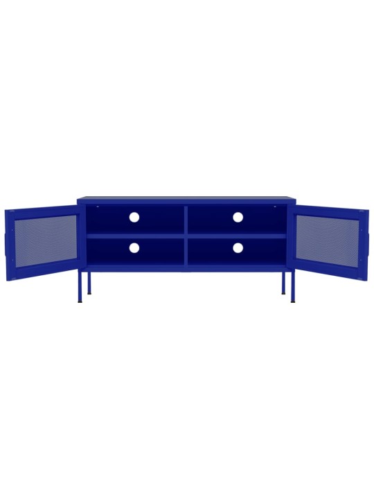 Tv skapītis, 105x35x50 cm, tērauds, tumši zils