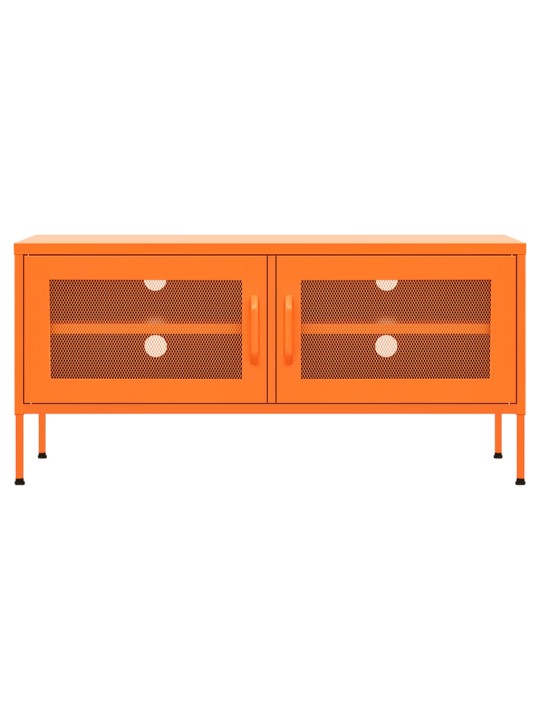 Tv skapītis, 105x35x50 cm, tērauds, oranžs