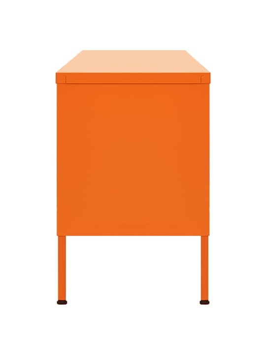 Tv skapītis, 105x35x50 cm, tērauds, oranžs
