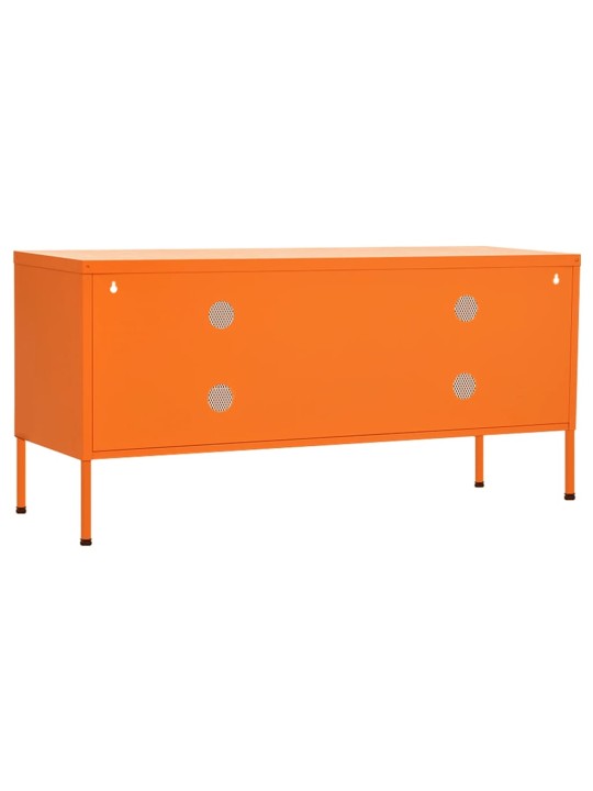 Tv skapītis, 105x35x50 cm, tērauds, oranžs