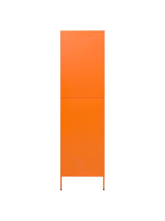 Skapis, 90x50x180 cm, tērauds, oranžs