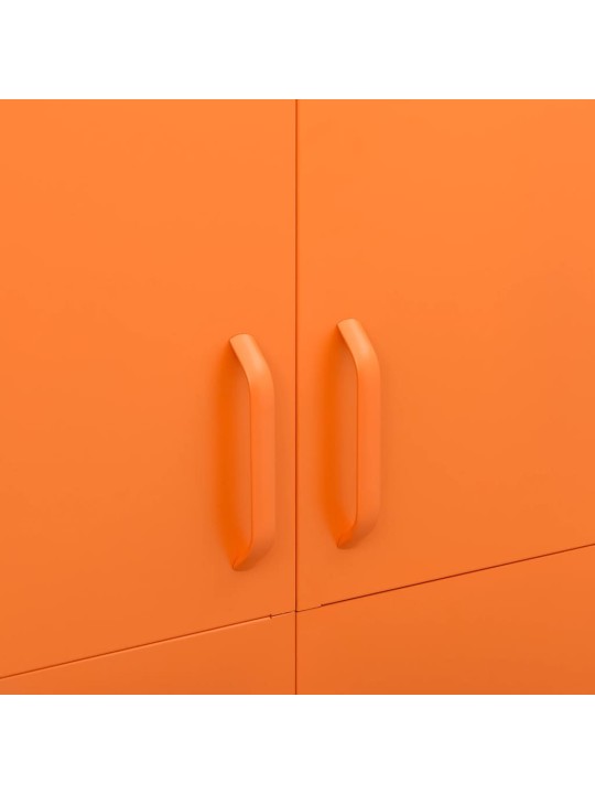 Skapis, 90x50x180 cm, tērauds, oranžs