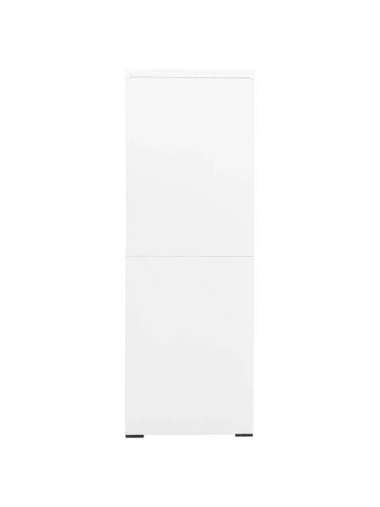 Failu skapis, balts, 90x46x134 cm, tērauds