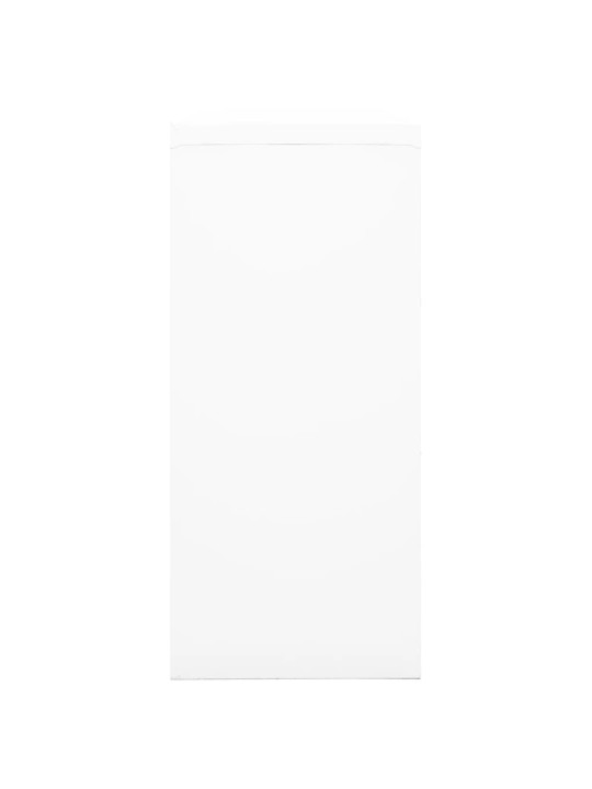Skapītis ar bīdāmām durvīm, 90x40x90 cm, balts, tērauds
