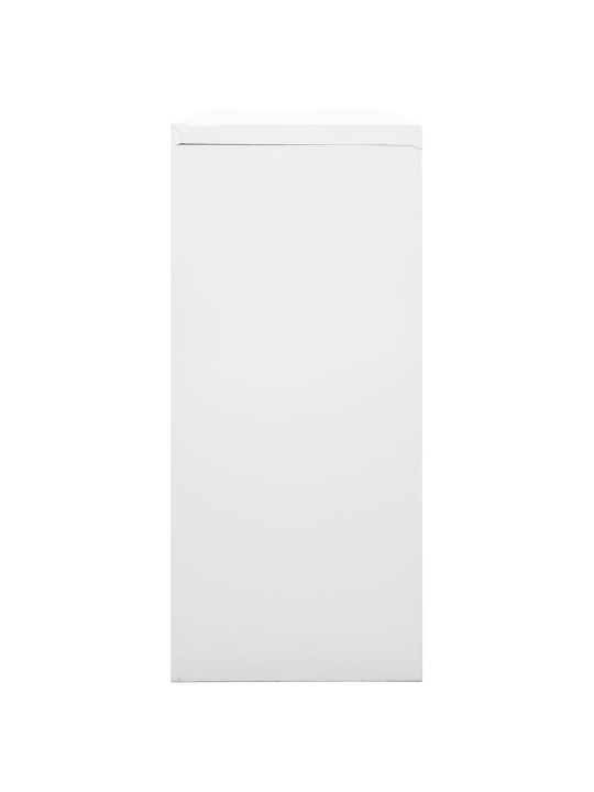 Skapītis ar bīdāmām durvīm, 90x40x90 cm, pelēks, tērauds
