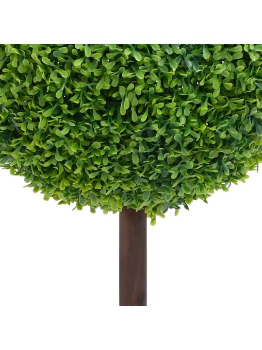 Mākslīgais buksis ar podiņu, apaļš, zaļš, 50 cm