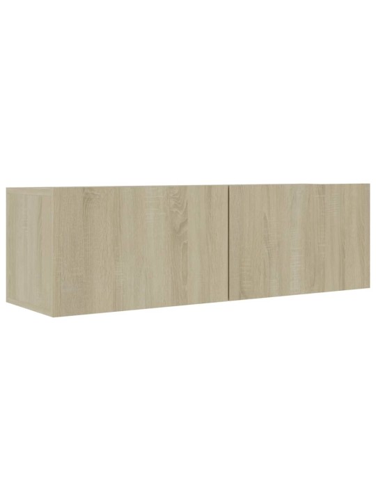 Tv skapīši, 4 gab. 100x30x30cm ozolkoka krāsa inženierijas koks