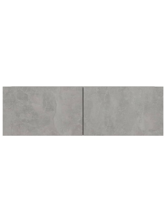 Tv skapīši, 4 gab., betona pelēki 100x30x30cm inženierijas koks
