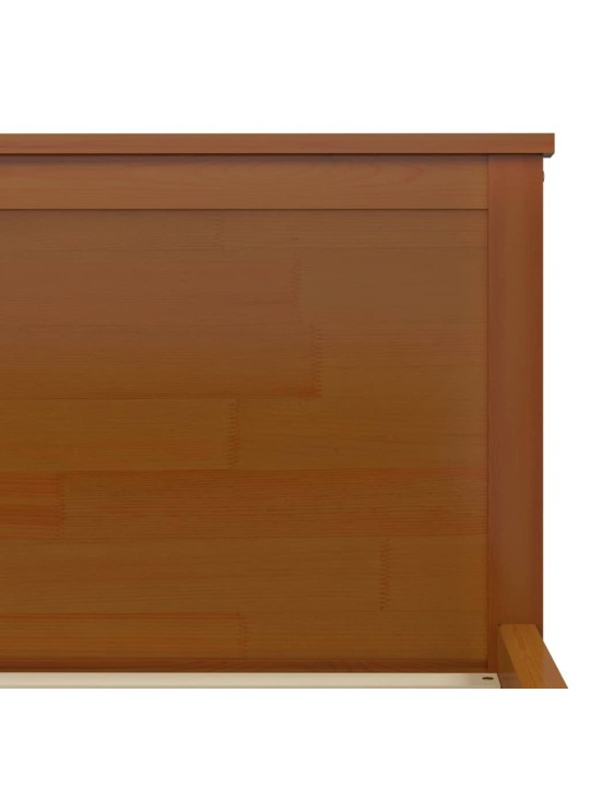 Gultas rāmis, medus brūns, priedes masīvkoks, 90x200 cm