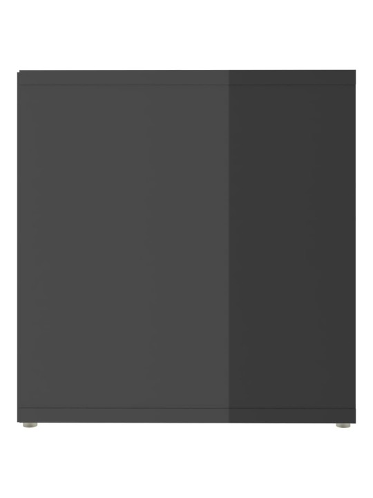 Tv plaukti, 2 gb. spīdīgi pelēki 72x35x36,5cm inženierijas koks