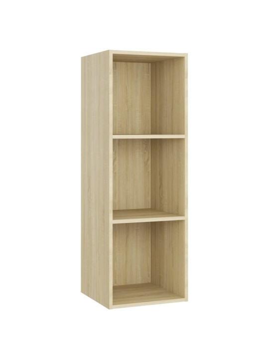 Tv plaukti, 2 gb. balti, ozolkoka 107x35x37cm inženierijas koks