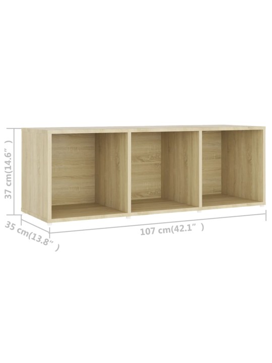 Tv plaukti, 2 gb. balti, ozolkoka 107x35x37cm inženierijas koks