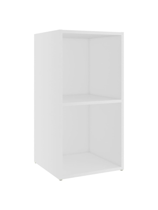 Tv plaukti, 2 gab., balti, 72x35x36,5 cm, inženierijas koks