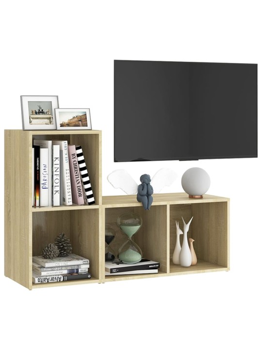 Tv plaukti, 2 gab., ozolkoka krāsa, 72x35x36,5 cm