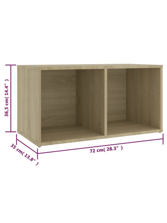 Tv plaukti, 2 gab., ozolkoka krāsa, 72x35x36,5 cm