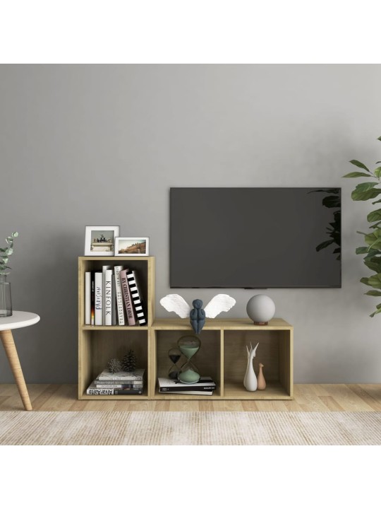 Tv plaukti, 2 gab., ozolkoka krāsa, 72x35x36,5 cm