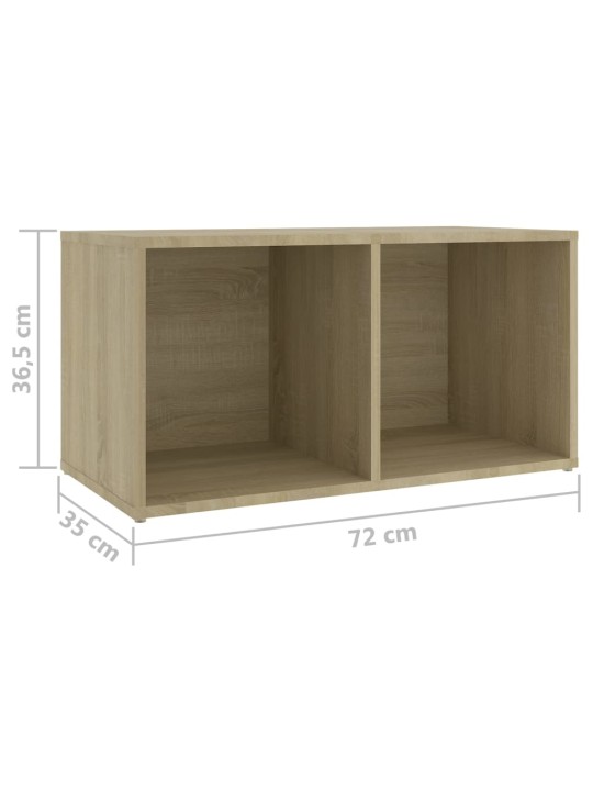 Tv plaukti, 4 gb., ozolkoka krāsa, 72x35x36,5 cm