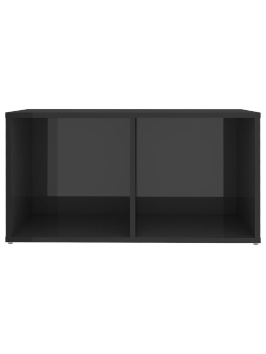 Tv plaukti, 4 gb. spīdīgi pelēki 72x35x36,5cm inženierijas koks