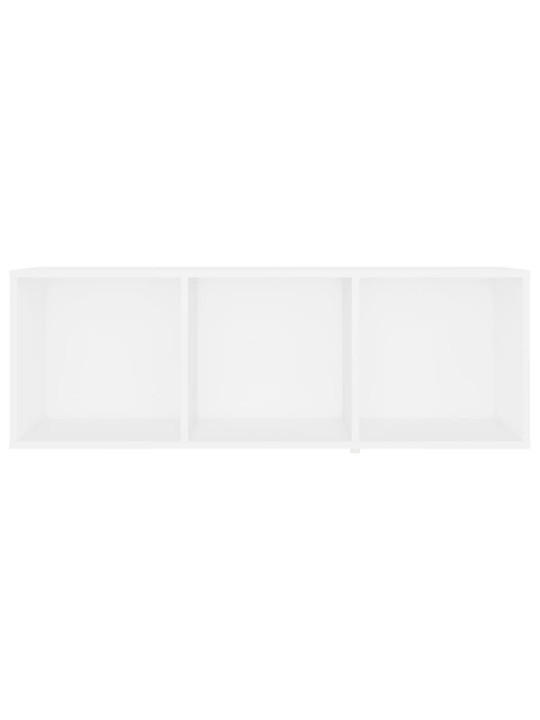 Tv plaukti, 4 gab., balti, 107x35x37 cm, inženierijas koks