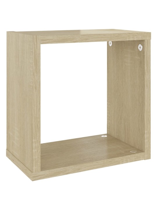 Kuba formas sienas plaukti, 2 gab., 26x15x26 cm, ozolkoka