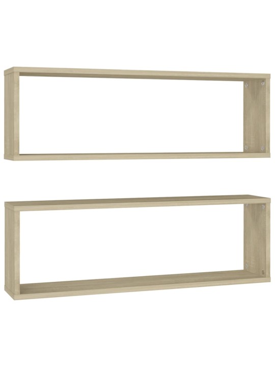Sienas plaukti, 2 gab., ozolkoka 80x15x26,5cm inženierijas koks