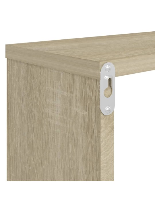 Sienas plaukti, 2 gab., ozolkoka 80x15x26,5cm inženierijas koks