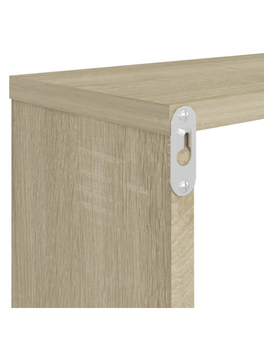 Sienas plaukti, 4 gab., ozolkoka 80x15x26,5cm inženierijas koks