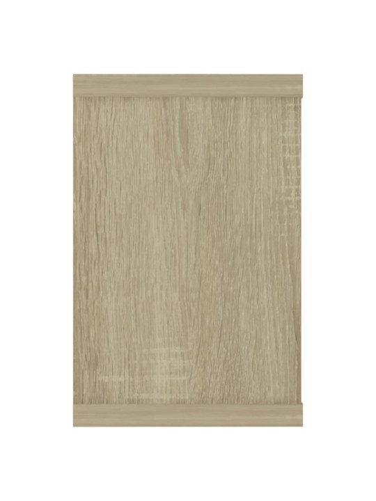Kuba formas sienas plaukti, 4 gab., ozolkoka, 60x15x23 cm