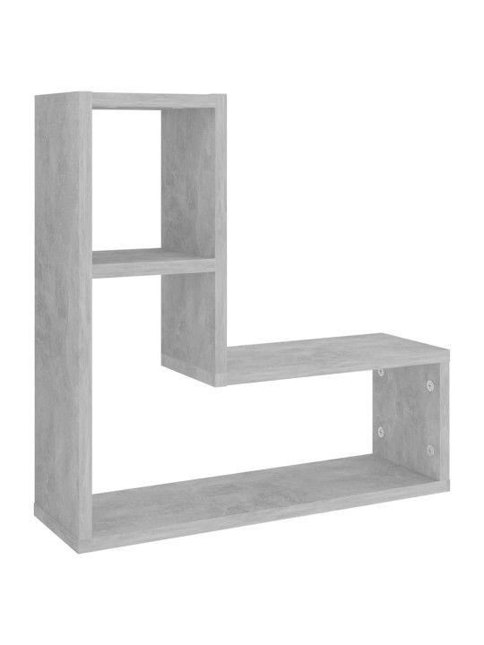 Sienas plaukti, 2 gab. 50x15x50cm betonpelēki inženierijas koks