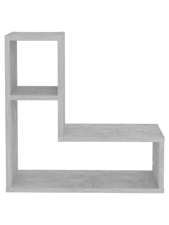 Sienas plaukti, 2 gab. 50x15x50cm betonpelēki inženierijas koks