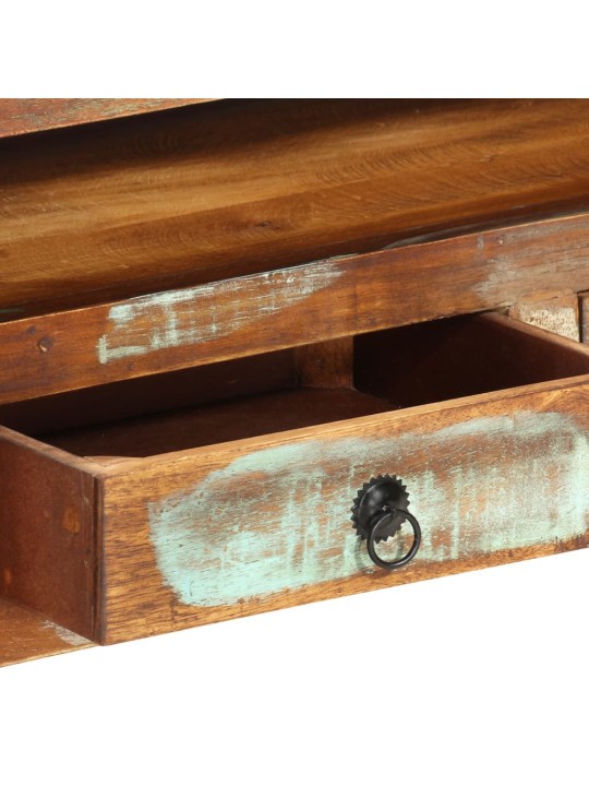 Tv skapītis, daudzkrāsains, 110x30x40 cm, pārstrādāts masīvkoks