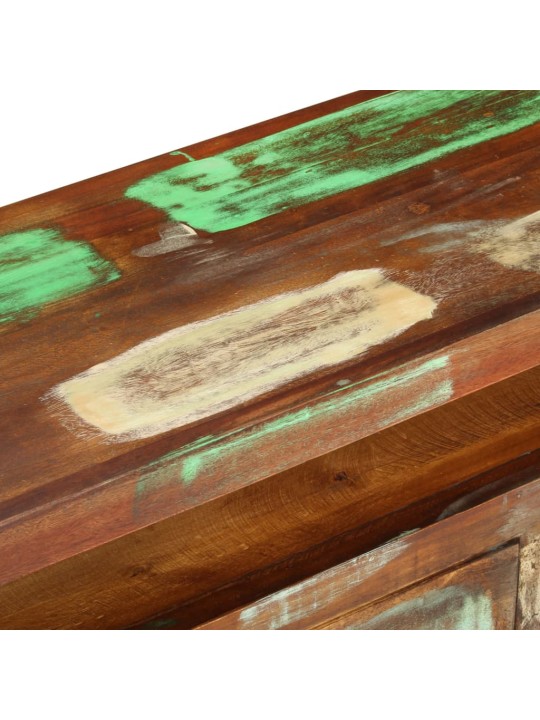 Tv skapītis, daudzkrāsains, 110x30x40 cm, pārstrādāts masīvkoks
