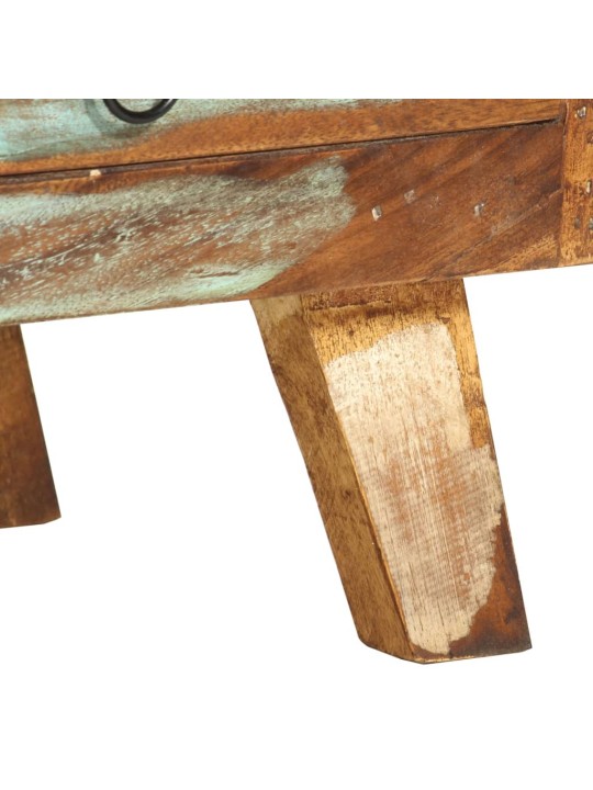 Tv skapītis, daudzkrāsains, 110x30x40 cm, pārstrādāts masīvkoks