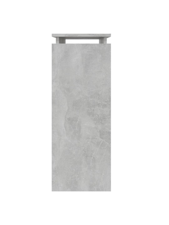 Konsoles galdiņš, betonpelēks, 80x30x80 cm, inženierijas koks
