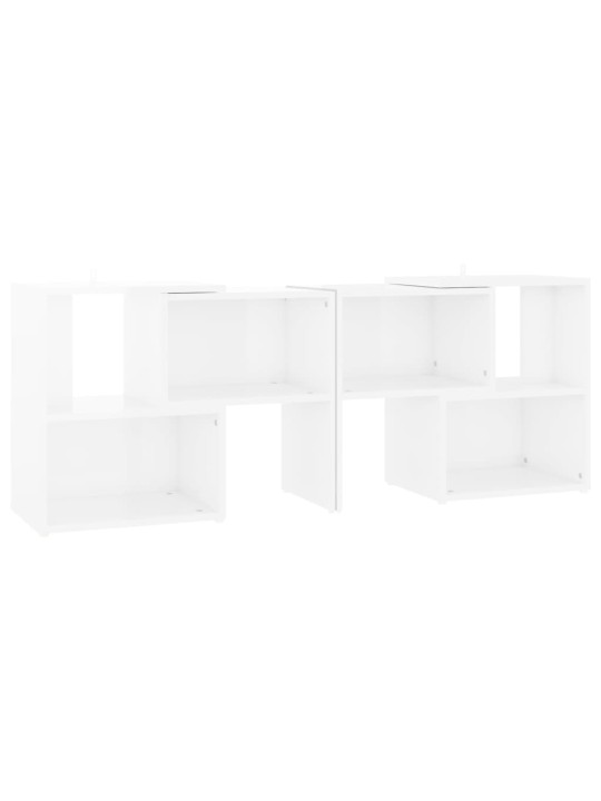 Tv plaukts, 104x30x52 cm, balts, inženierijas koks