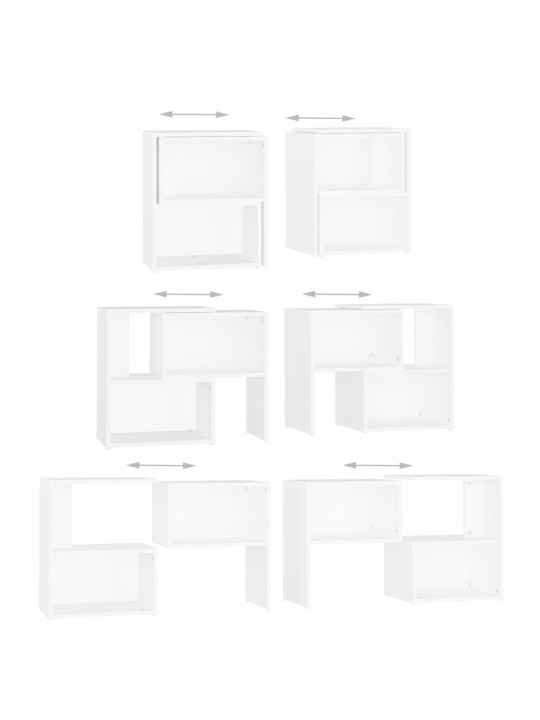Tv plaukts, 104x30x52 cm, balts, inženierijas koks