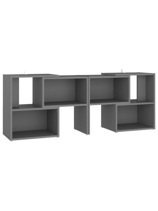 Tv plaukts, pelēks, 104x30x52 cm, inženierijas koks