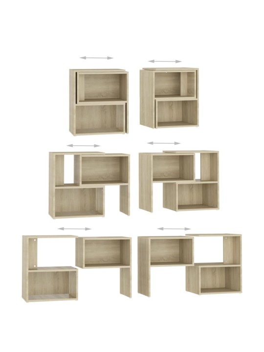 Tv plaukts, ozolkoka krāsa, 104x30x52 cm, inženierijas koks