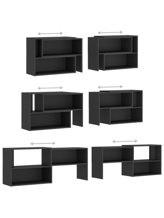 Tv plaukts, pelēks, 149x30x52 cm, inženierijas koks