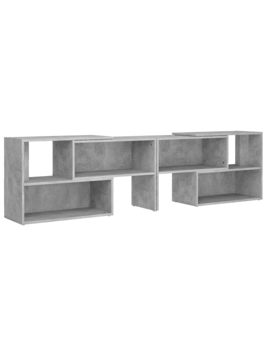 Tv plaukts, betona pelēks, 149x30x52 cm, inženierijas koks